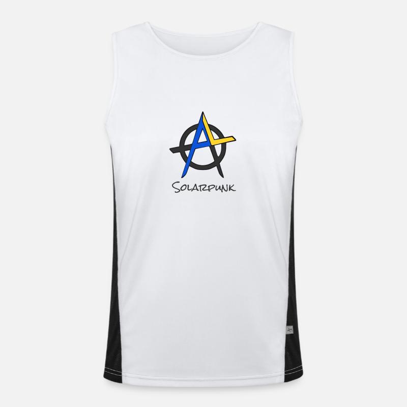 Anarchy - Solarpunk Men's Functional Contrast Tank Top 