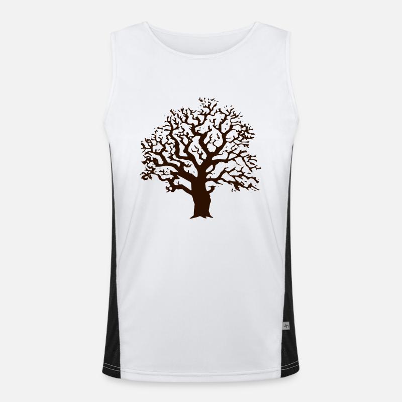 Tree oak Men's Functional Contrast Tank Top 