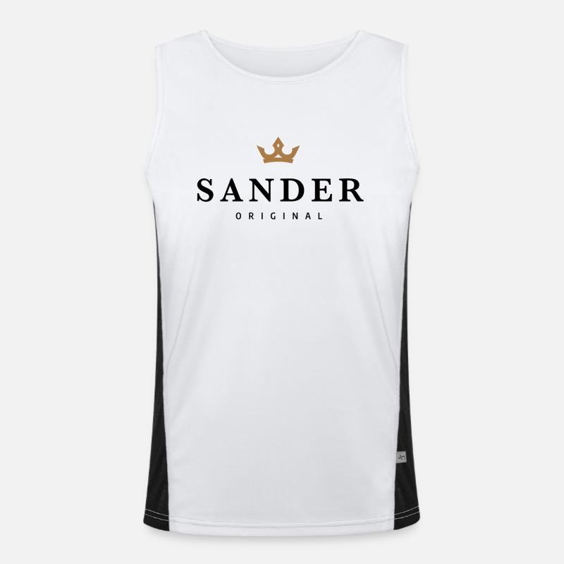 Sander Funktionelles Kontrast-Tank Top für Männer 