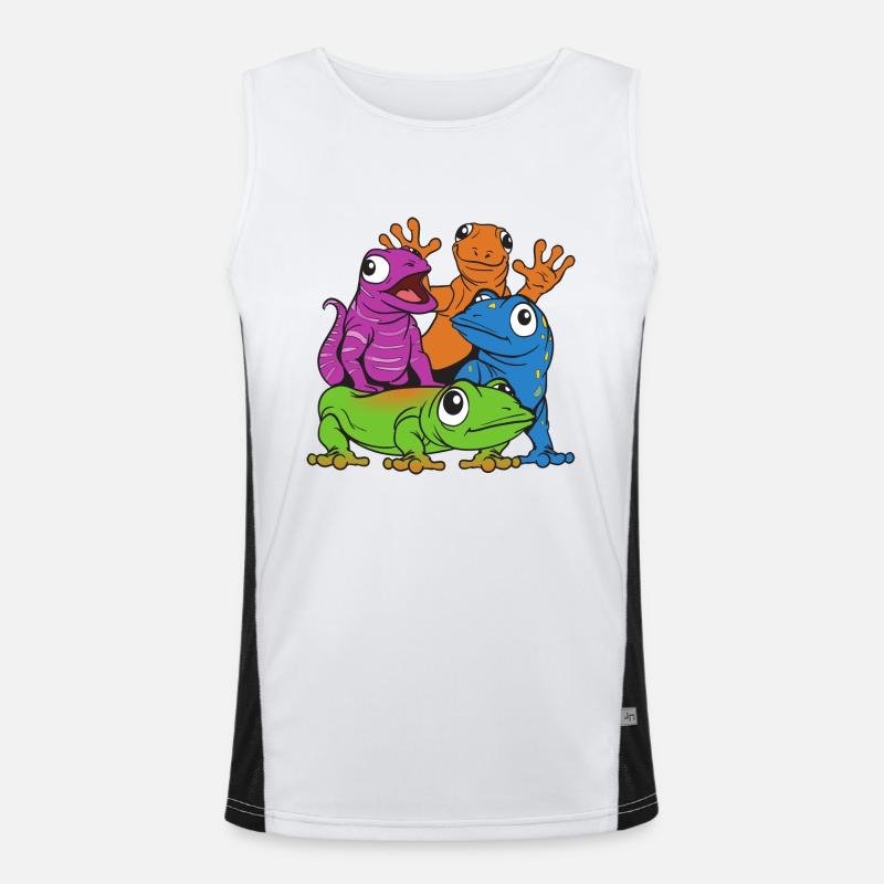 lizards Men's Functional Contrast Tank Top 