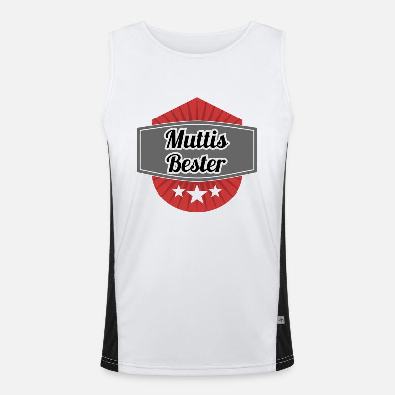 muttis bester Funktionelles Kontrast-Tank Top für Männer 