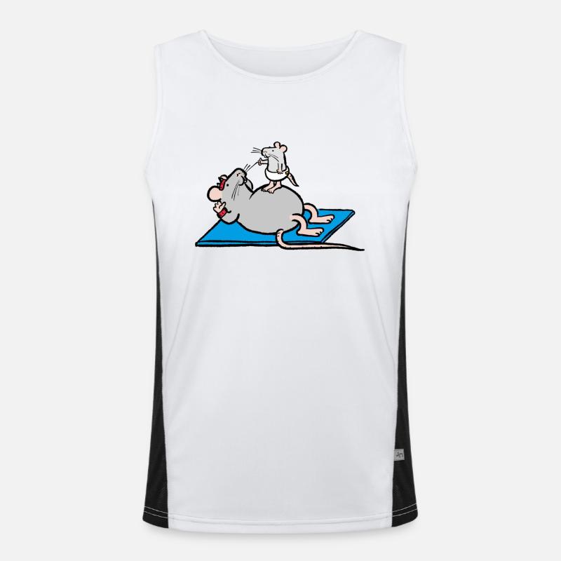 Sit up Men's Functional Contrast Tank Top 