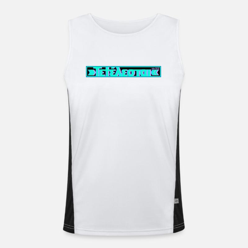 TETELESTAI 2 Funktionelles Kontrast-Tank Top für Männer 