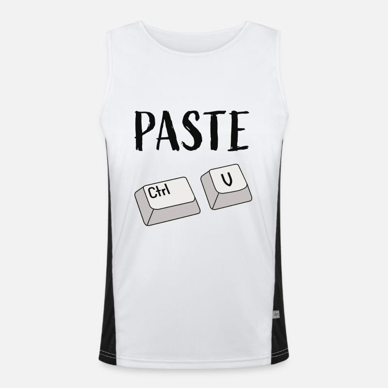 Ctrl V Insert Men's Functional Contrast Tank Top 