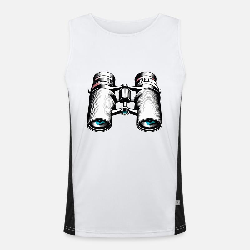 Binoculars / Observation / Observation / Adventure Men's Functional Contrast Tank Top 