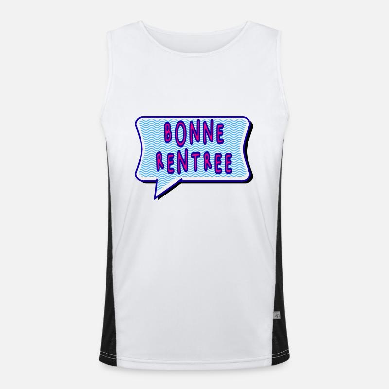 RETURN. ALPHABET. LONG LIVE THE RETURN. Men's Functional Contrast Tank Top 