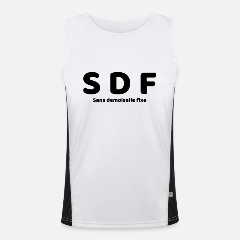 OBDACHLOS Funktionelles Kontrast-Tank Top für Männer 