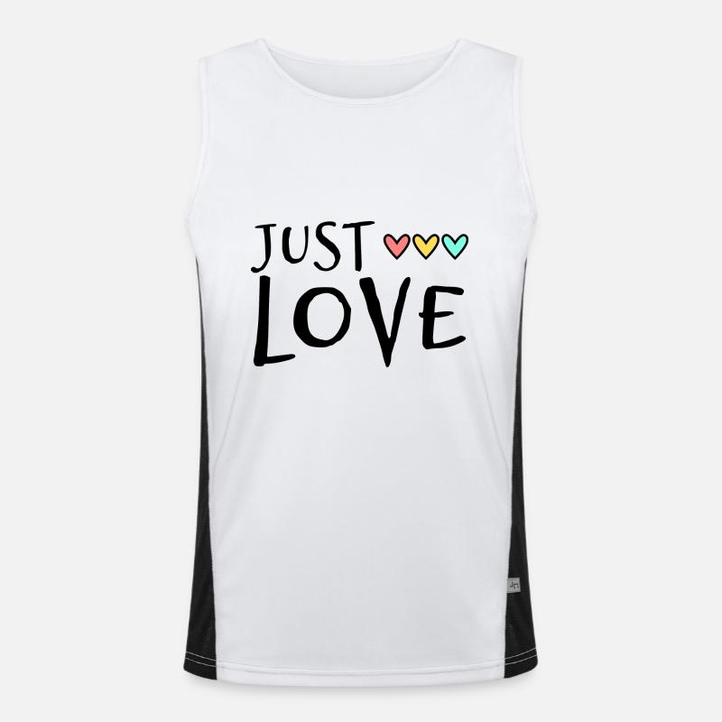 JUST MARRIED. VIVE LES MARIES. EVJF Débardeur respirant contrasté Homme 