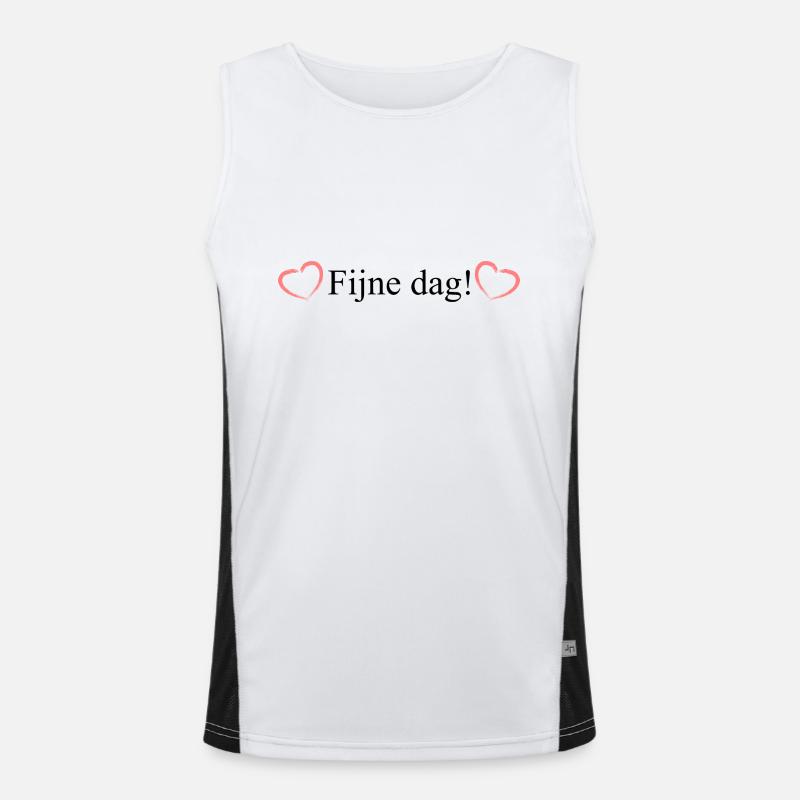 Schönen Tag Funktionelles Kontrast-Tank Top für Männer 