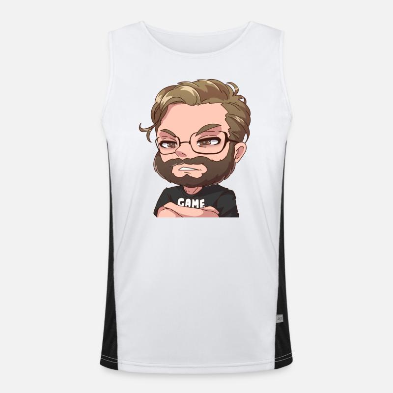 Genervter Manny Funktionelles Kontrast-Tank Top für Männer 