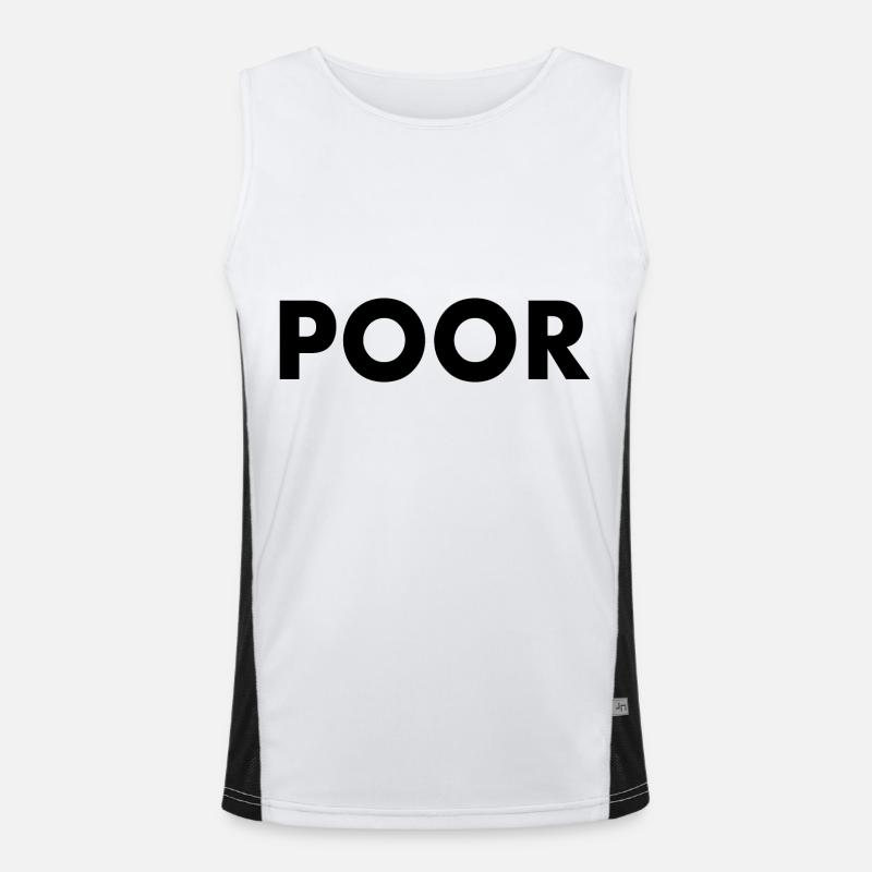 Poor Funktionelles Kontrast-Tank Top für Männer 