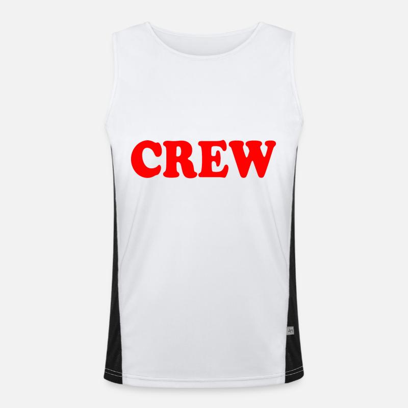 Crew Débardeur respirant contrasté Homme 