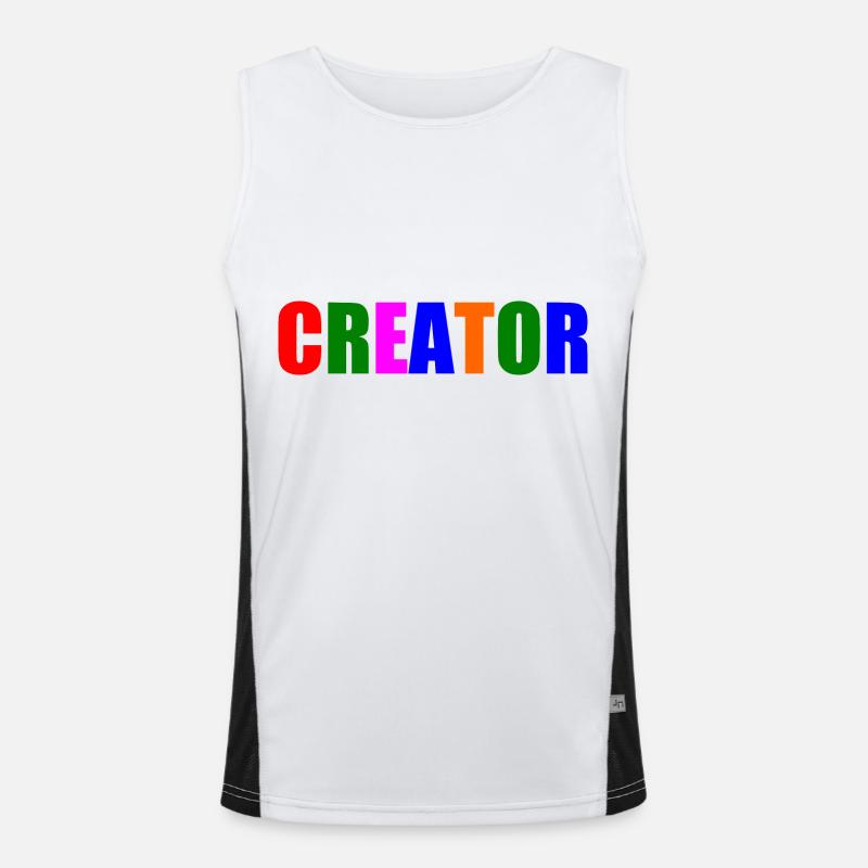 Creator Funktionelles Kontrast-Tank Top für Männer 