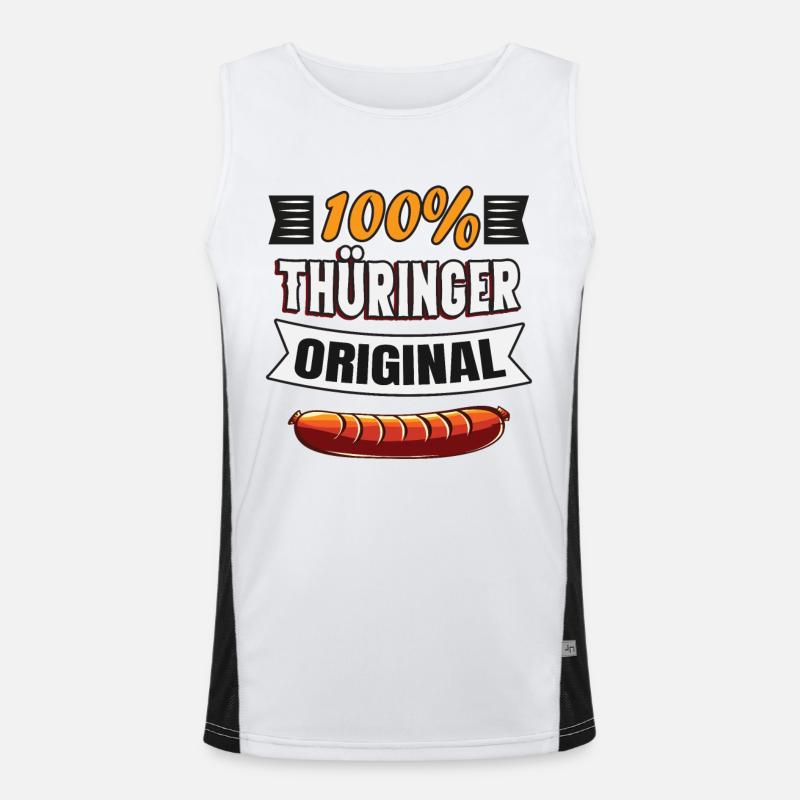 Thueringer Original Funktionelles Kontrast-Tank Top für Männer 