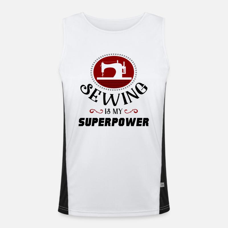 Nähen Funktionelles Kontrast-Tank Top für Männer 