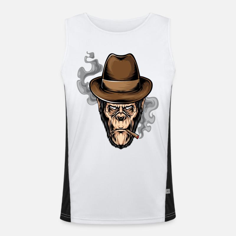 monkey Men's Functional Contrast Tank Top 