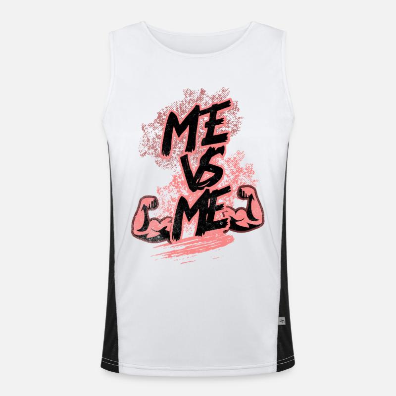 Me VS Me Funktionelles Kontrast-Tank Top für Männer 