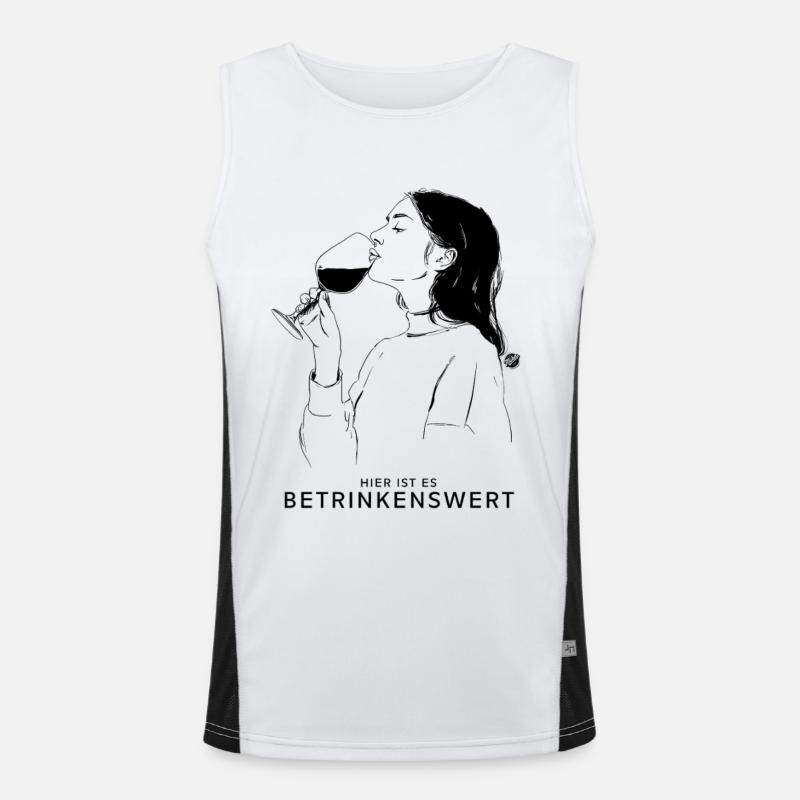 Drunken Men's Functional Contrast Tank Top 