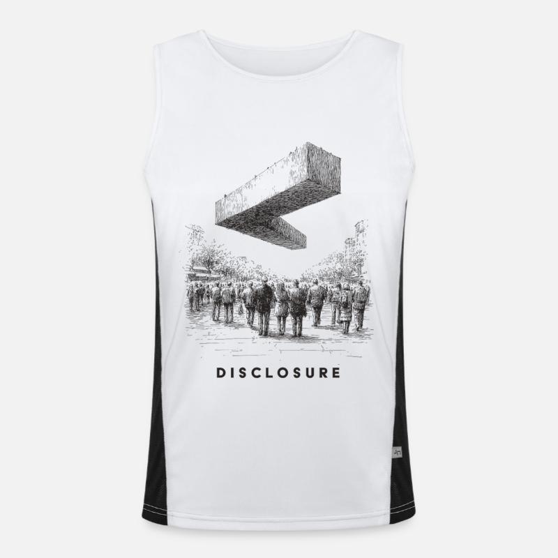 Triangle UFO Men's Functional Contrast Tank Top 