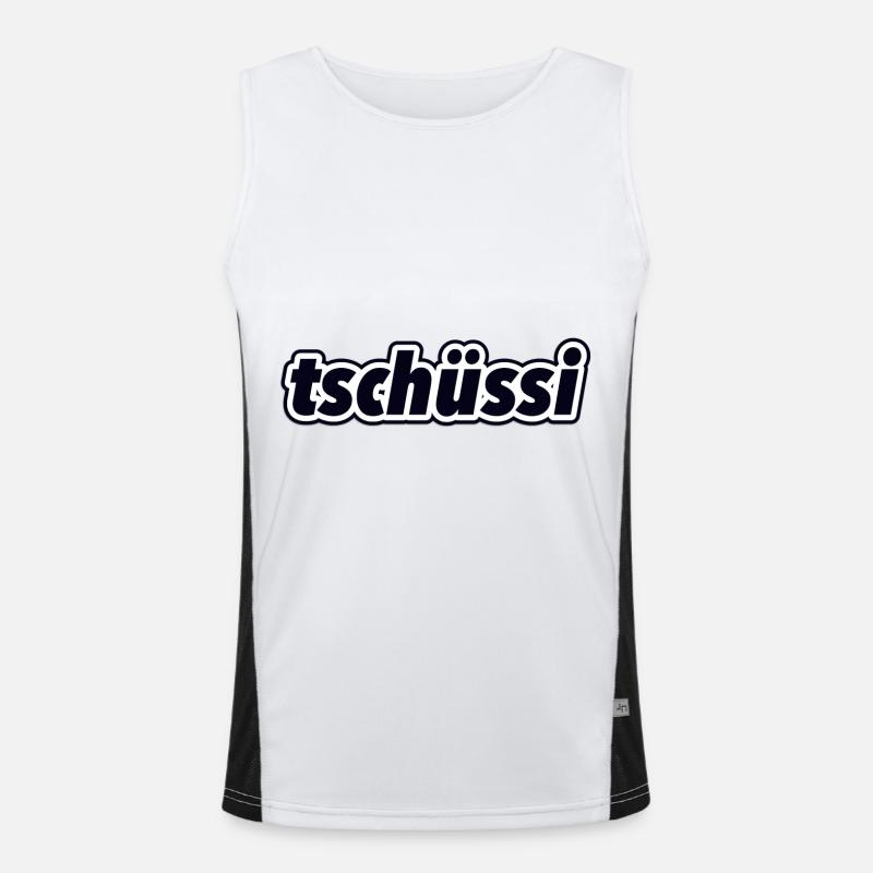 Bye bye Men's Functional Contrast Tank Top 