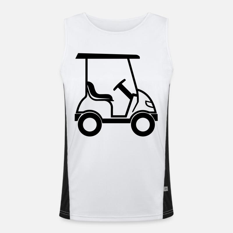 voiture de golf Débardeur respirant contrasté Homme 
