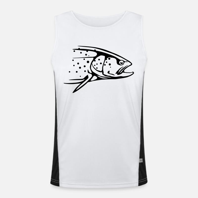 Trout Men's Functional Contrast Tank Top 