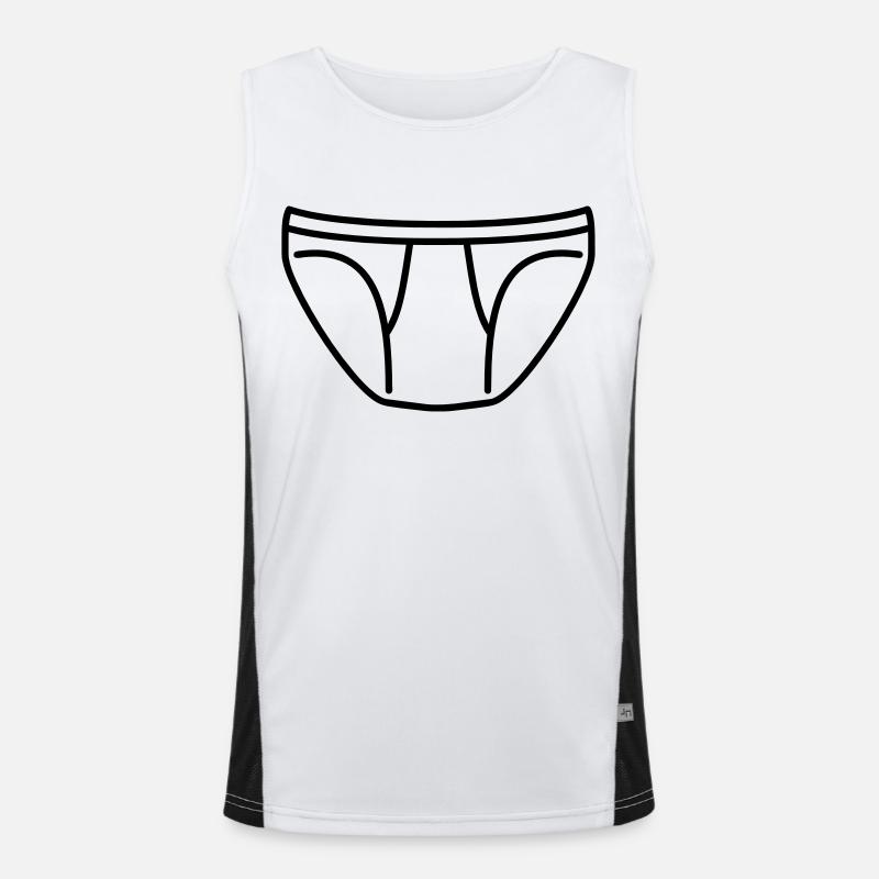 Unterhose Funktionelles Kontrast-Tank Top für Männer 