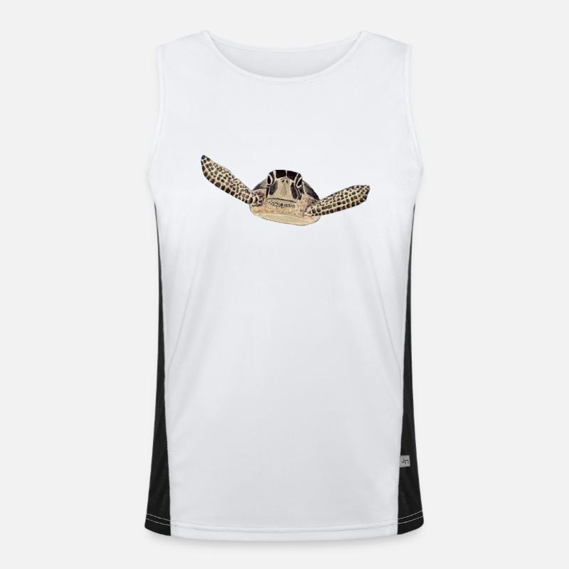 turtle 2 Men's Functional Contrast Tank Top 