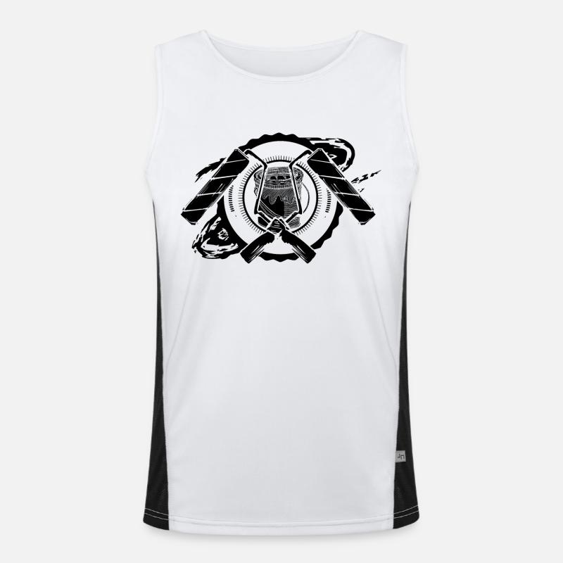 PAINTER CRAFTS WORK WORKS CONSTRUCTION PAINTER Men's Functional Contrast Tank Top 