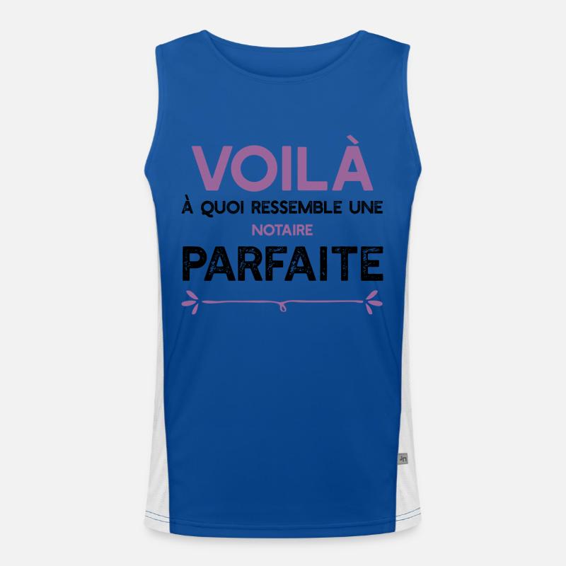 Une Notaire parfaite cadeau Débardeur respirant contrasté Homme 