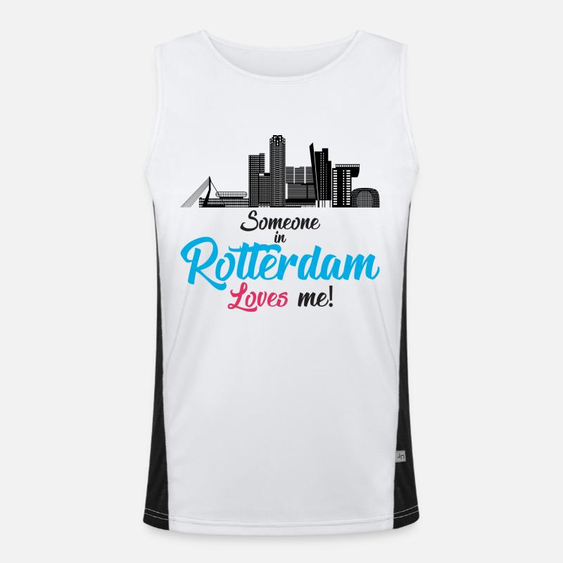 Rotterdam - Netherlands - Holland - Randstad Men's Functional Contrast Tank Top 