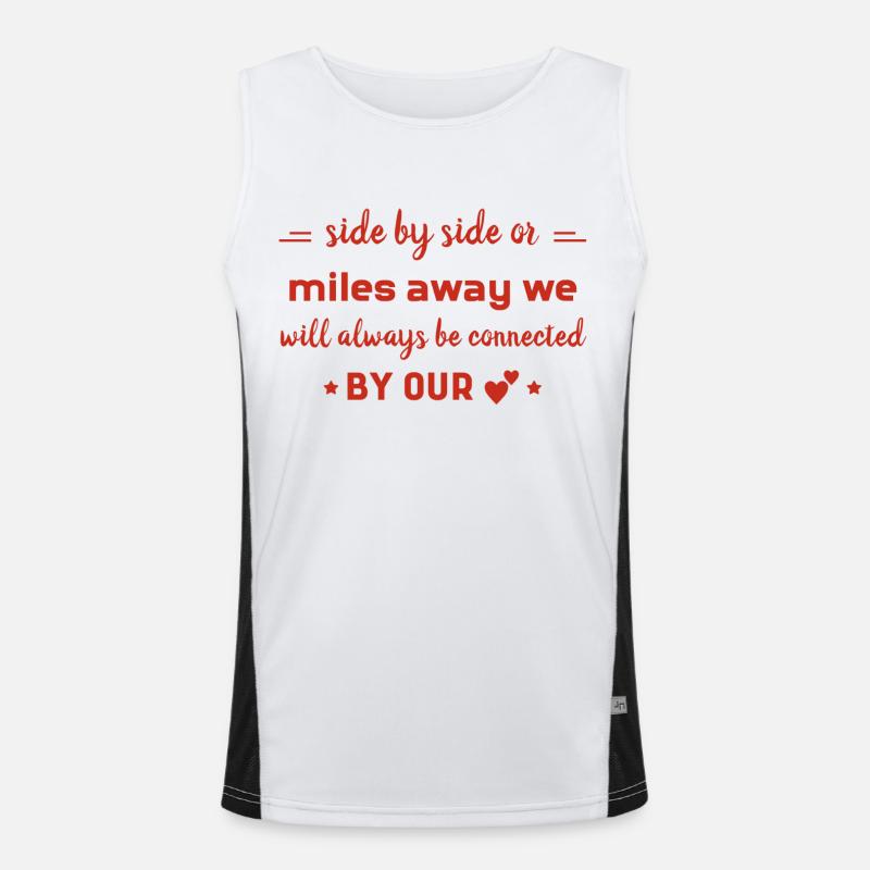 BESTE FREUNDE Funktionelles Kontrast-Tank Top für Männer 