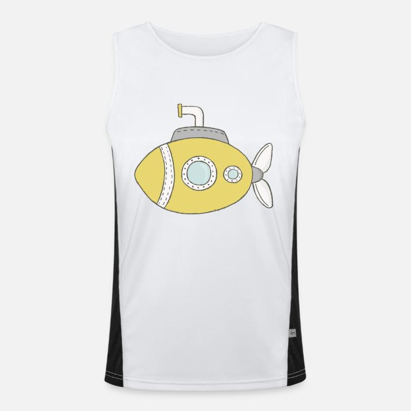 U-Boot Funktionelles Kontrast-Tank Top für Männer 