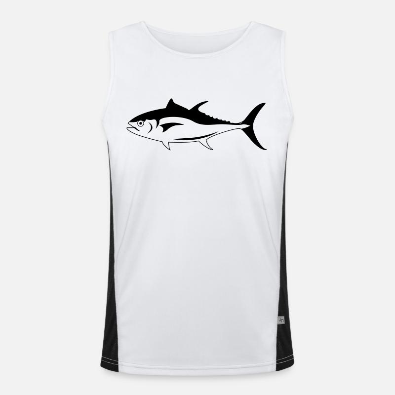 Tunfisch Funktionelles Kontrast-Tank Top für Männer 