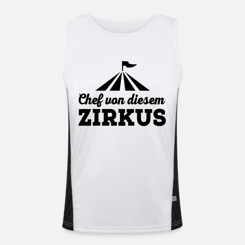 Chef de ce cirque Débardeur respirant contrasté Homme 