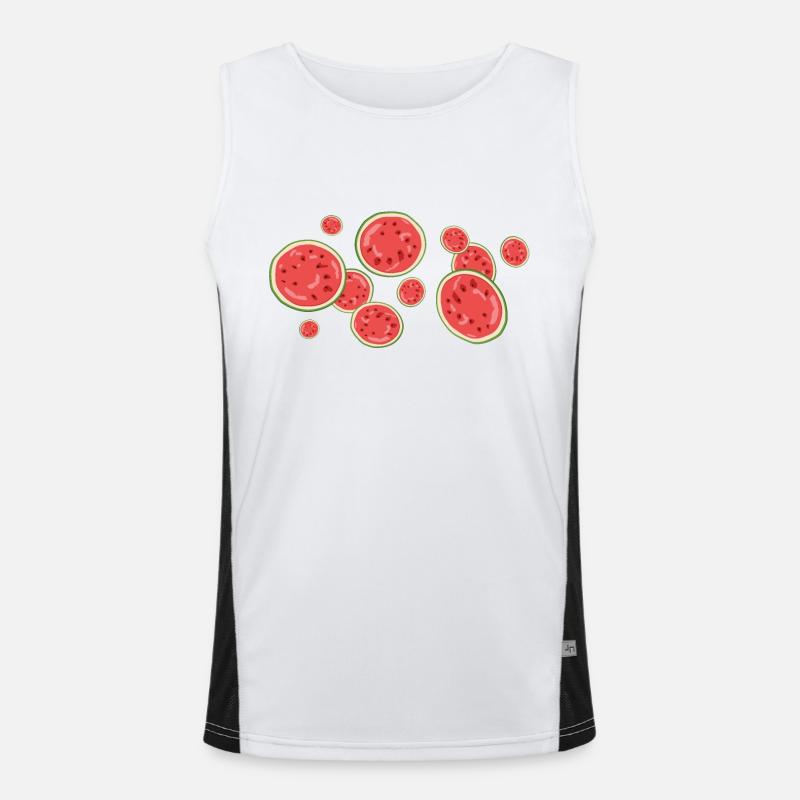 Le parfum de la pastèque Débardeur respirant contrasté Homme 