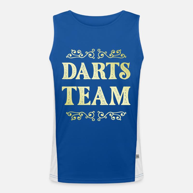 Équipe de fléchettes Débardeur respirant contrasté Homme 