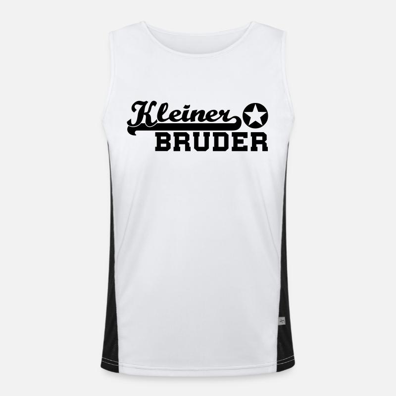 kleiner bruder stern Funktionelles Kontrast-Tank Top für Männer 