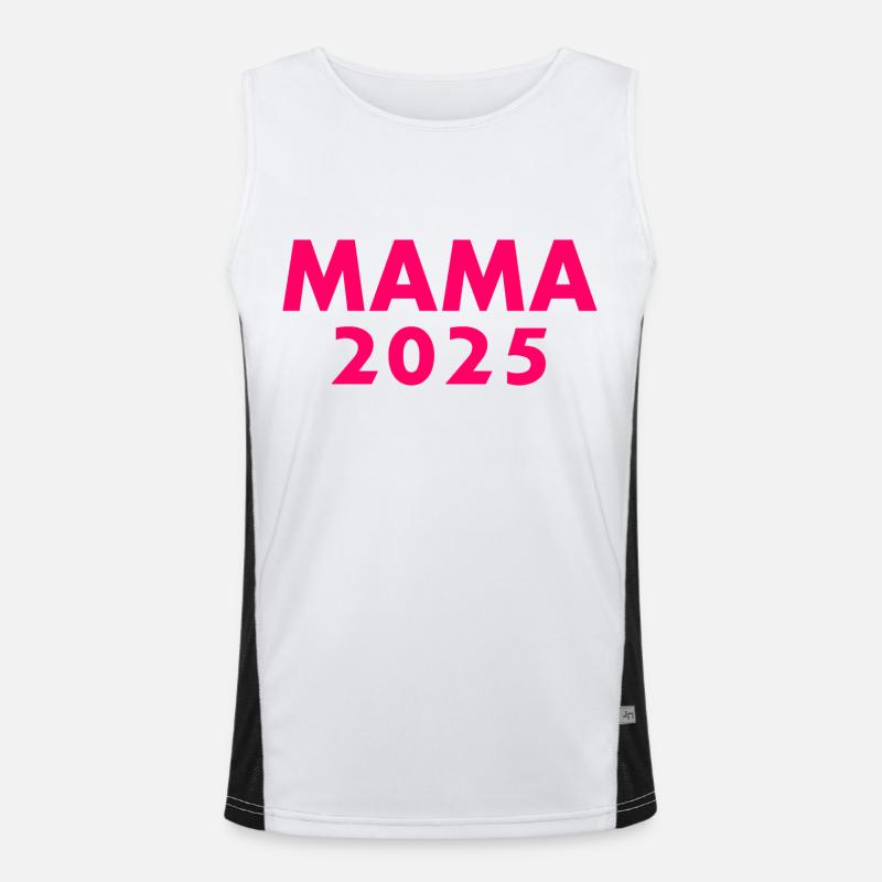 Mama 2025 Débardeur respirant contrasté Homme 