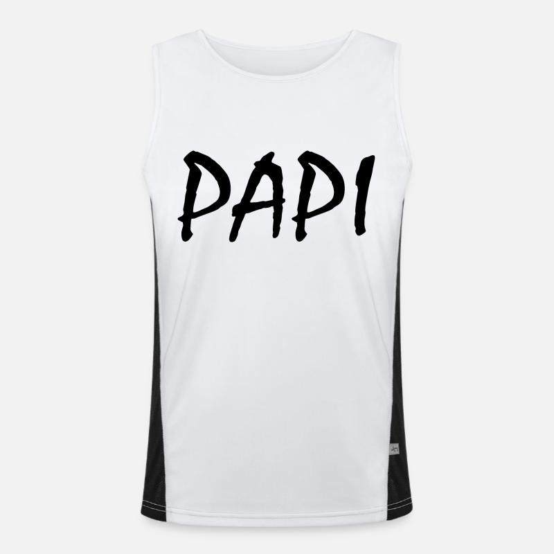 Papi Funktionelles Kontrast-Tank Top für Männer 