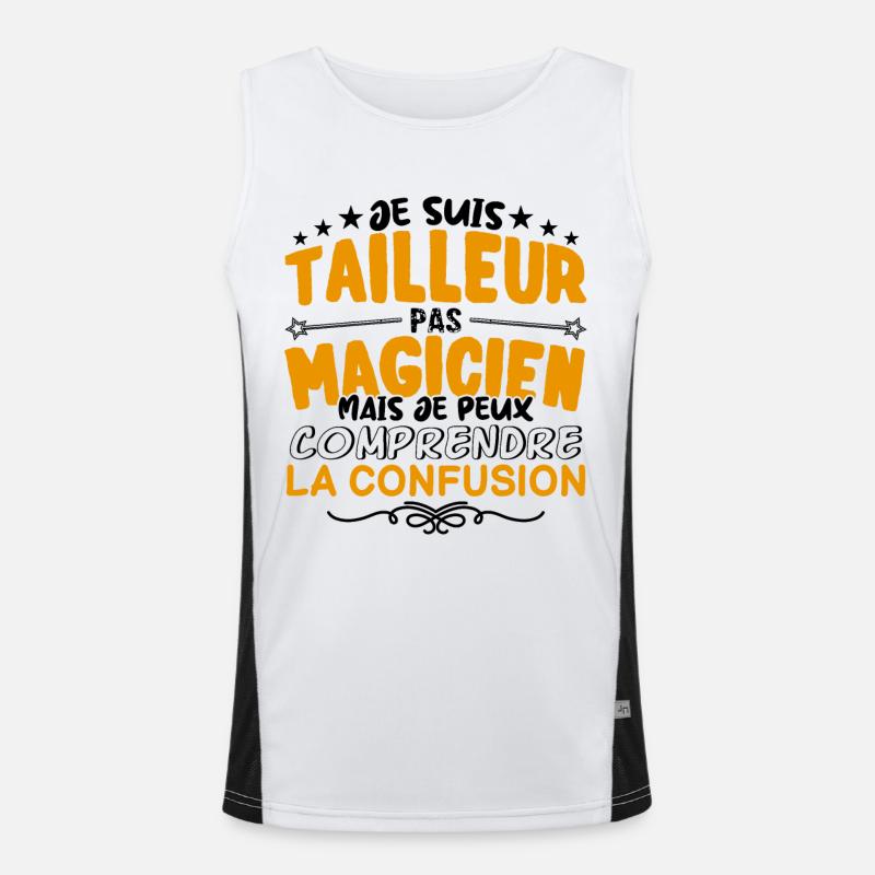 Tailleur pas Magicien | le Meilleur Tailleur cade Débardeur respirant contrasté Homme 