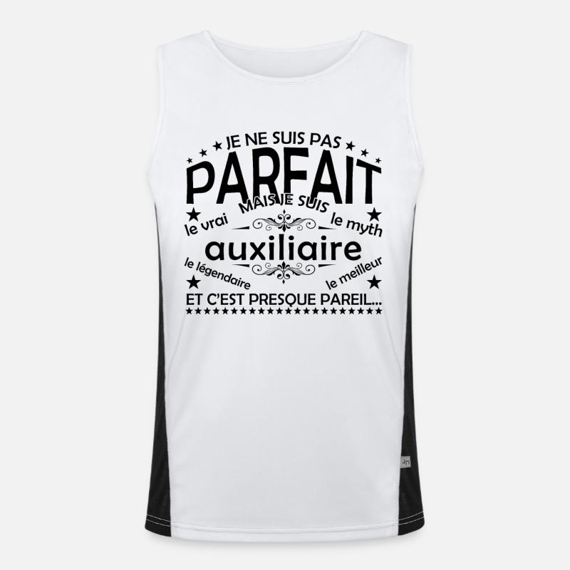 Auxiliary Gift Auxiliary The Real Auxiliary Men's Functional Contrast Tank Top 