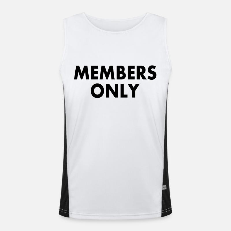 Members only Men's Functional Contrast Tank Top 
