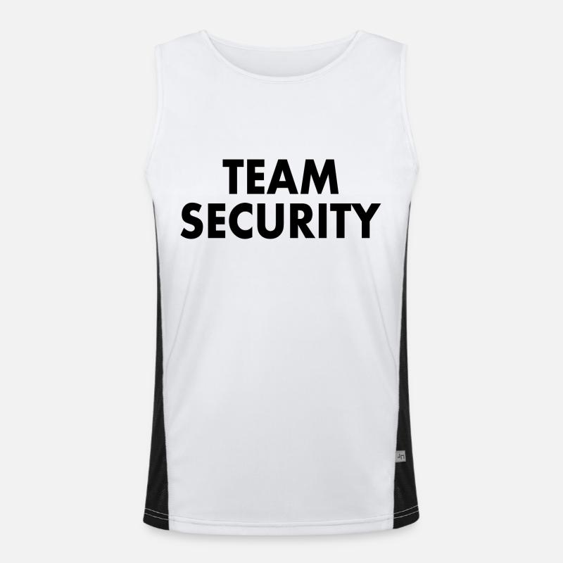 Team security Débardeur respirant contrasté Homme 