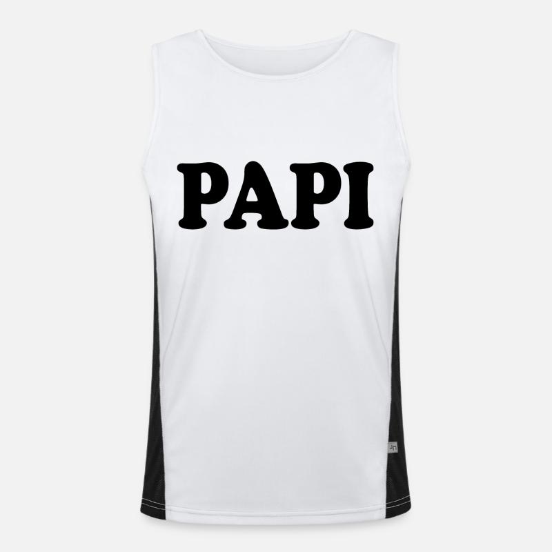 Papi Funktionelles Kontrast-Tank Top für Männer 