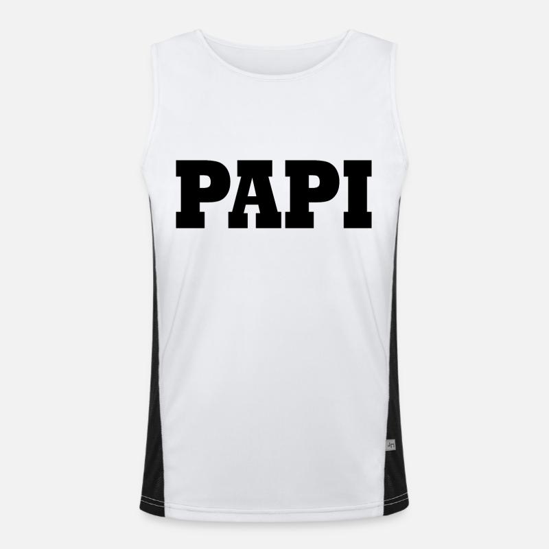 Papi Funktionelles Kontrast-Tank Top für Männer 
