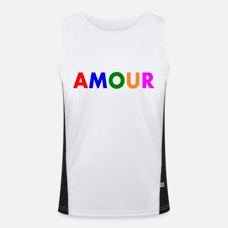 Amour Men's Functional Contrast Tank Top 