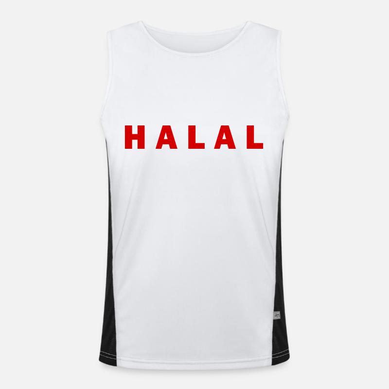 Halal Funktionelles Kontrast-Tank Top für Männer 