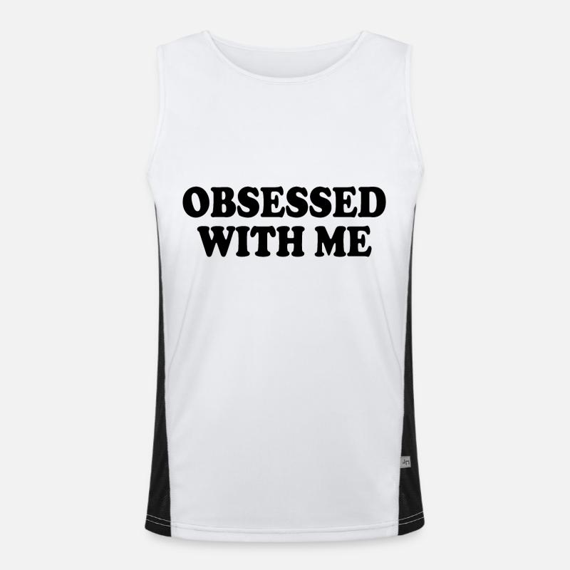obsessed with me Men's Functional Contrast Tank Top 