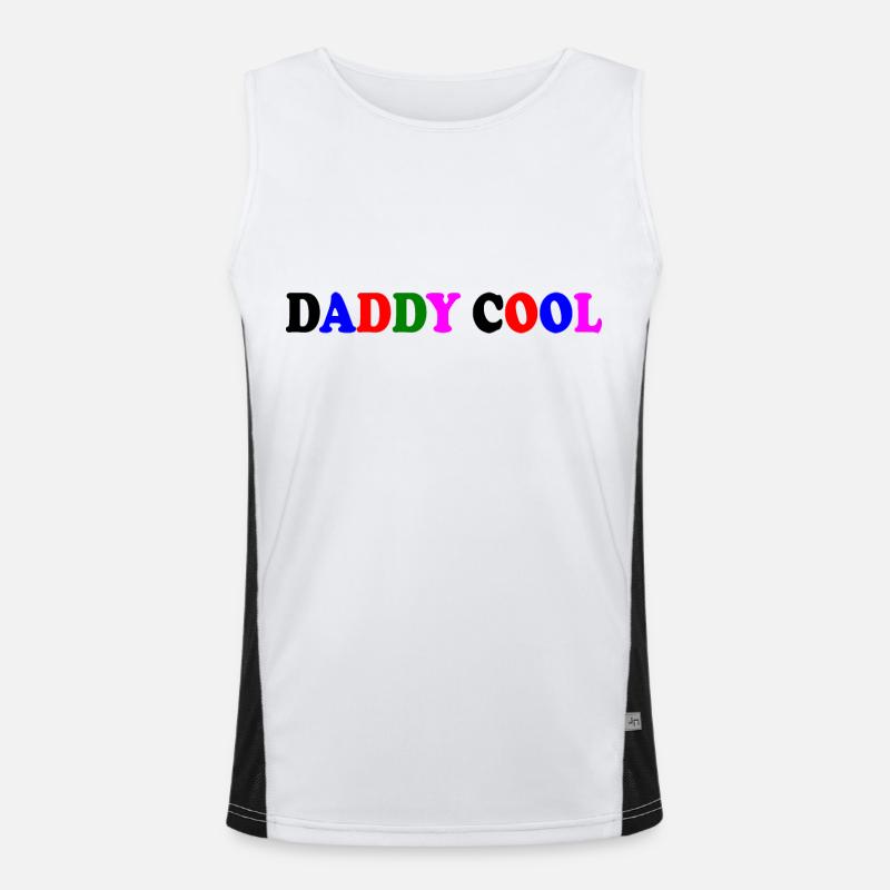 Daddy cool Funktionelles Kontrast-Tank Top für Männer 